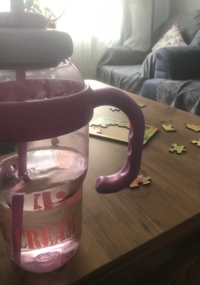 Mor Kulplu termos - Görsel 5