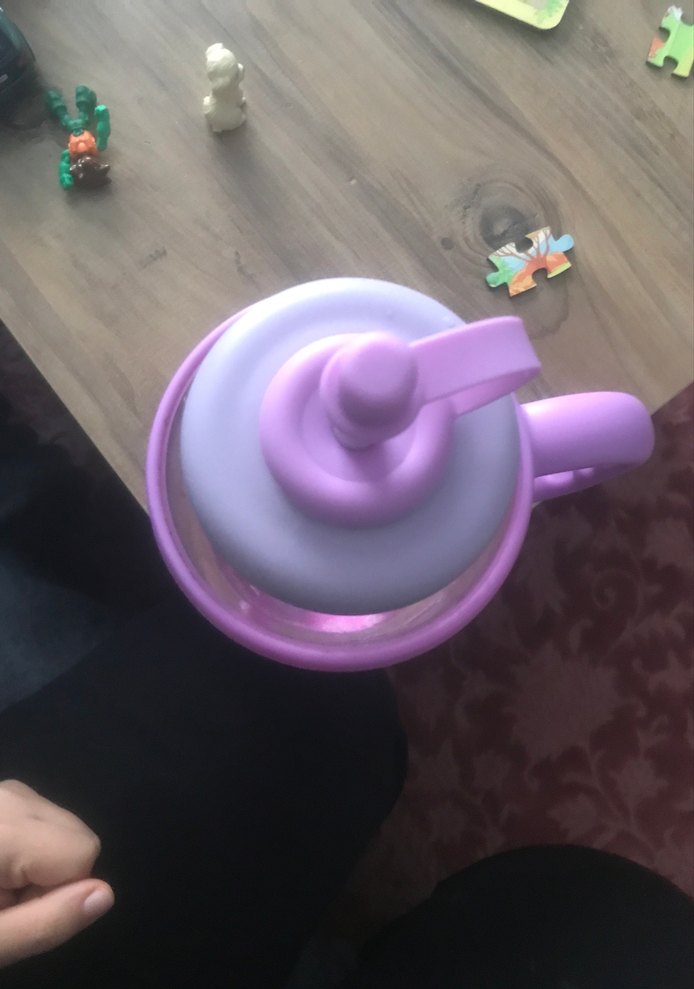 Mor Kulplu termos - Görsel 4