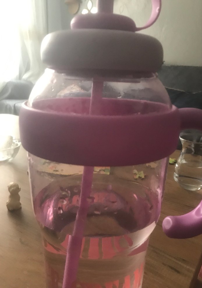 Mor Kulplu termos - Görsel 2