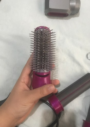 Pembe ve Gri Saç Şekillendirici Set - Görsel 5