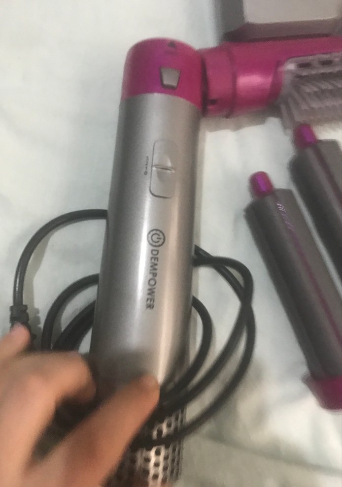 Pembe ve Gri Saç Şekillendirici Set - Görsel 2