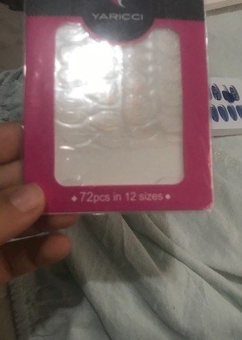 Koyu Mavi Tırnak Süsleri LuLuBeauty - Görsel 6