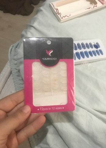 Koyu Mavi Tırnak Süsleri LuLuBeauty - Görsel 5