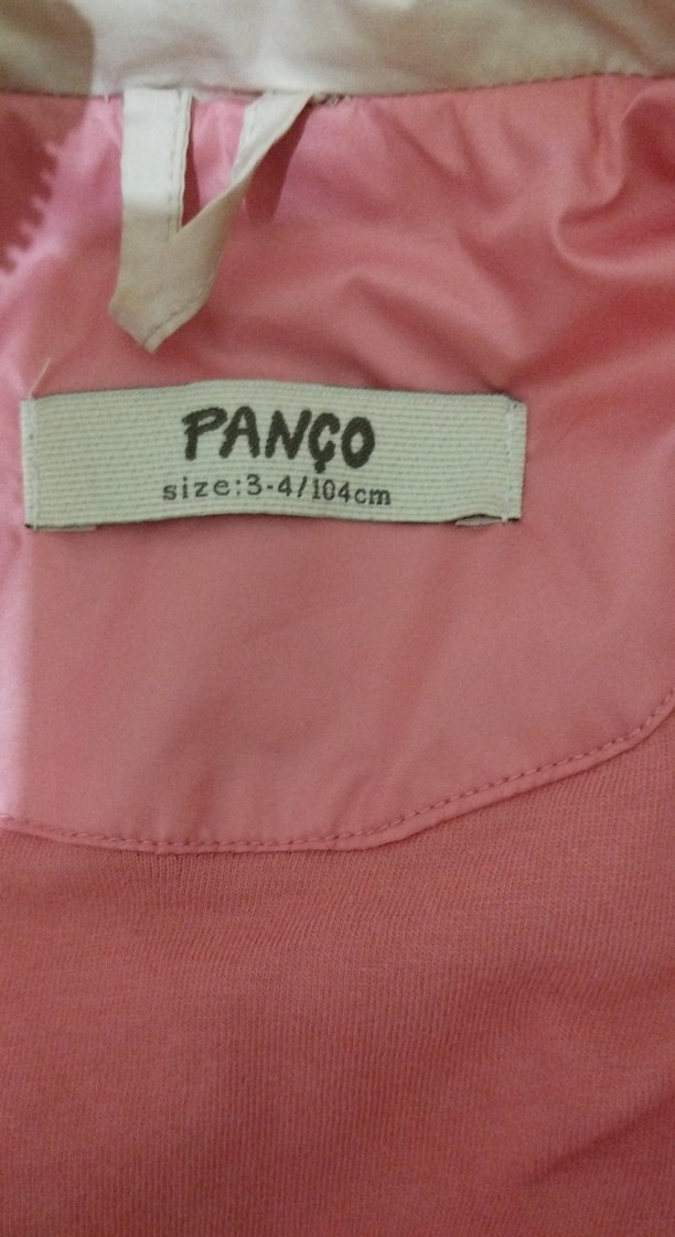 Kız Çocuk Pembe Fermuarlı Yelek - Görsel 2