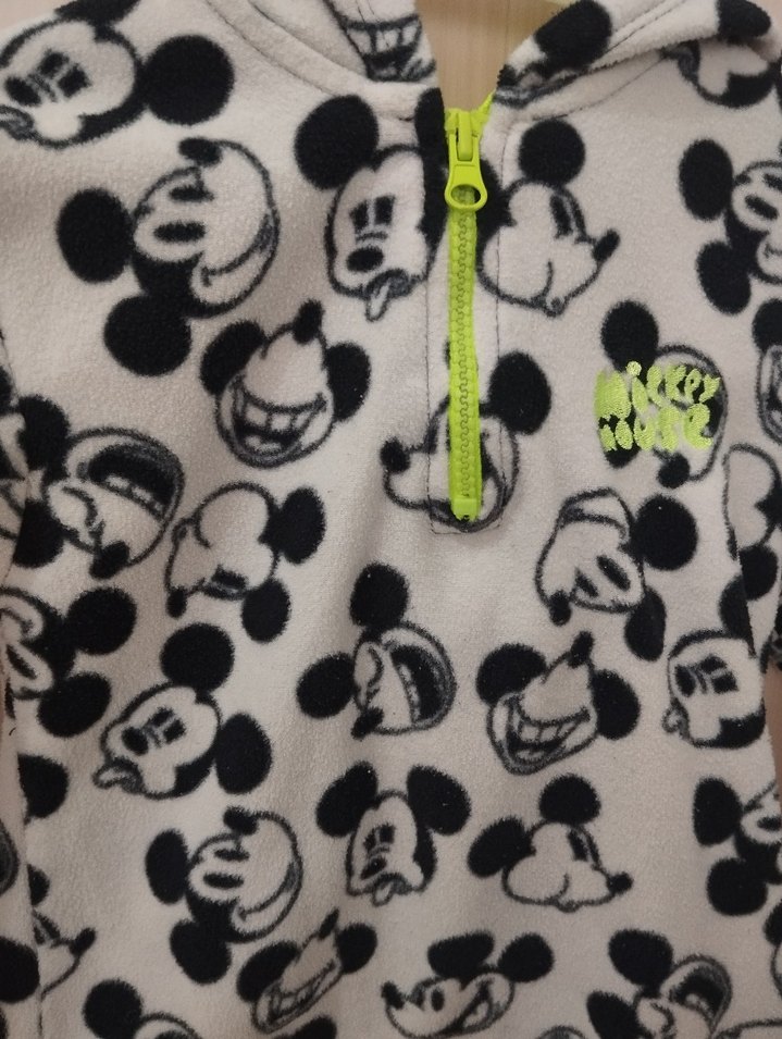 Kapüşonlu Kiz Çocuk Gri Baskılı Sweatshirt - Görsel 4