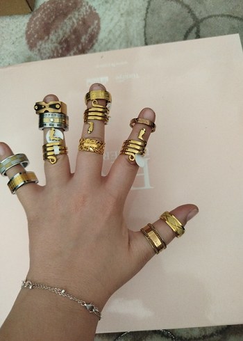 çelik yüzük (12 adet) - Görsel 2