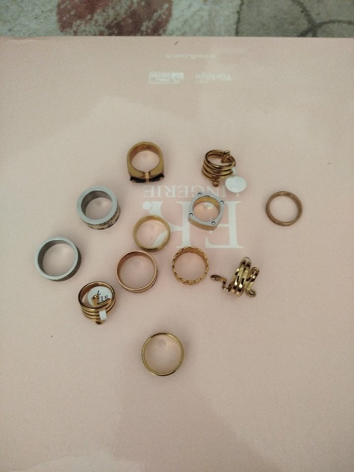 çelik yüzük (12 adet) - Görsel 3