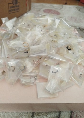 cerrahi piercing (karışık 193 adet) - Görsel 3