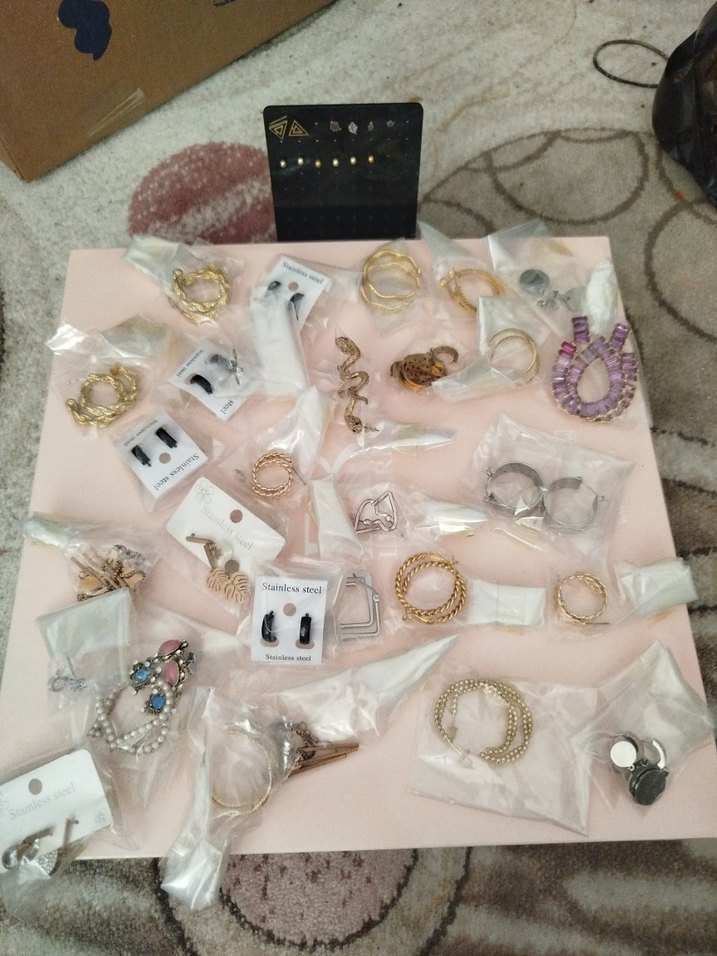 çelik küpe (35adet) - Görsel 2