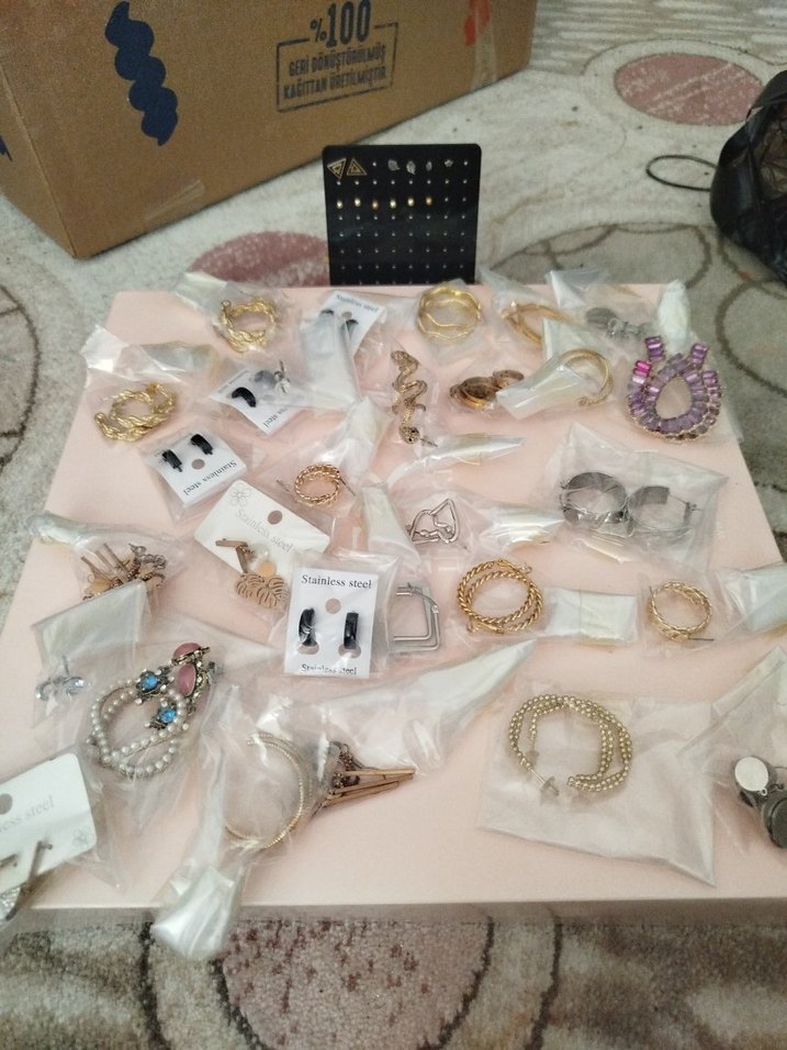 çelik küpe (35adet) - Görsel 3