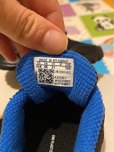 21 Beden Orijinal Adidas bebek ayakkabısı