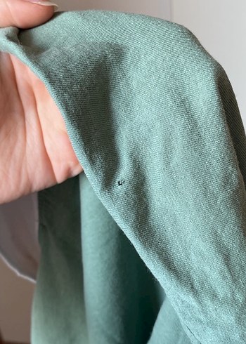 Yeşil Oxford Baskılı Pamuklu Tişört - Görsel 4