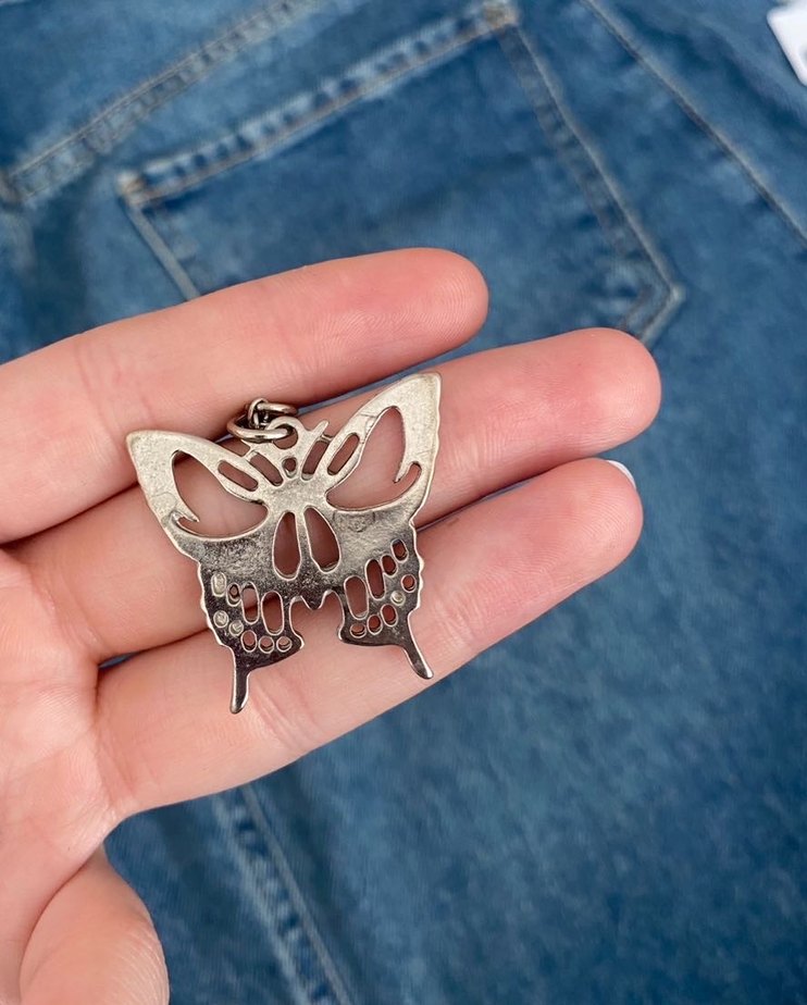 iki adet Kelebek Kolye - Görsel 3