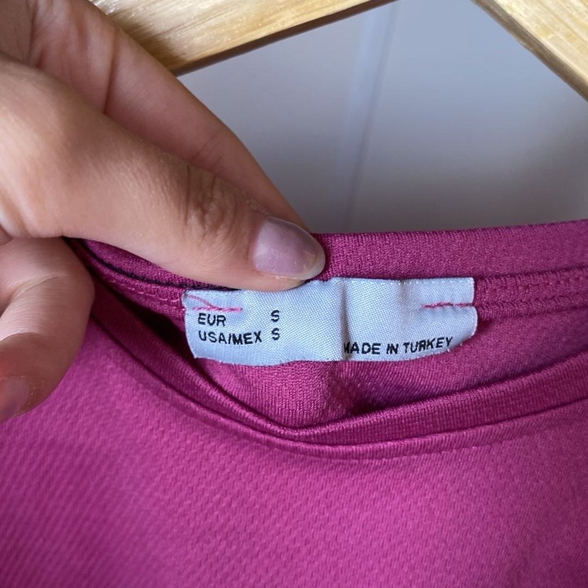 Pembe Nike Erkek Tişörtü, Kısa Kollu, Dar Kesim - Görsel 3