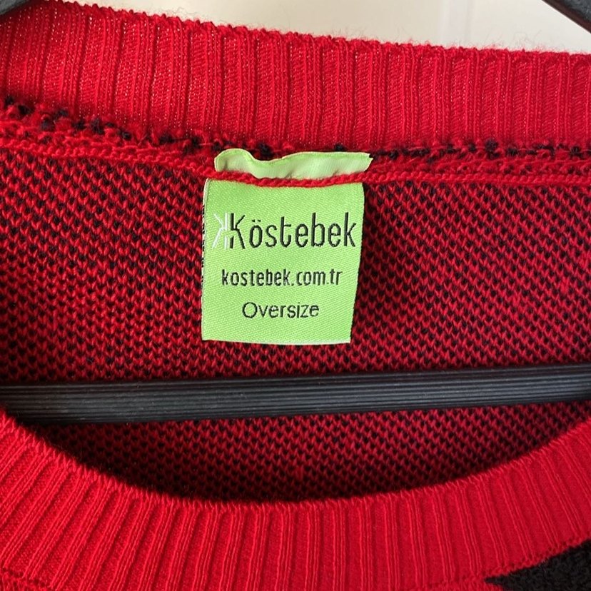 spiderman kırmızı uniseks kazak - Görsel 2