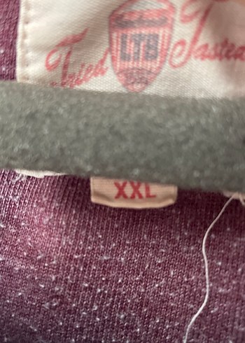 xxl Beden Bordo Kadın Süet Baskılı Sweatshirt