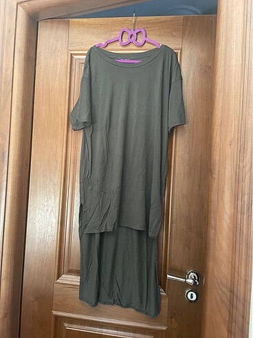 Haki renk elbise L /Xl olur