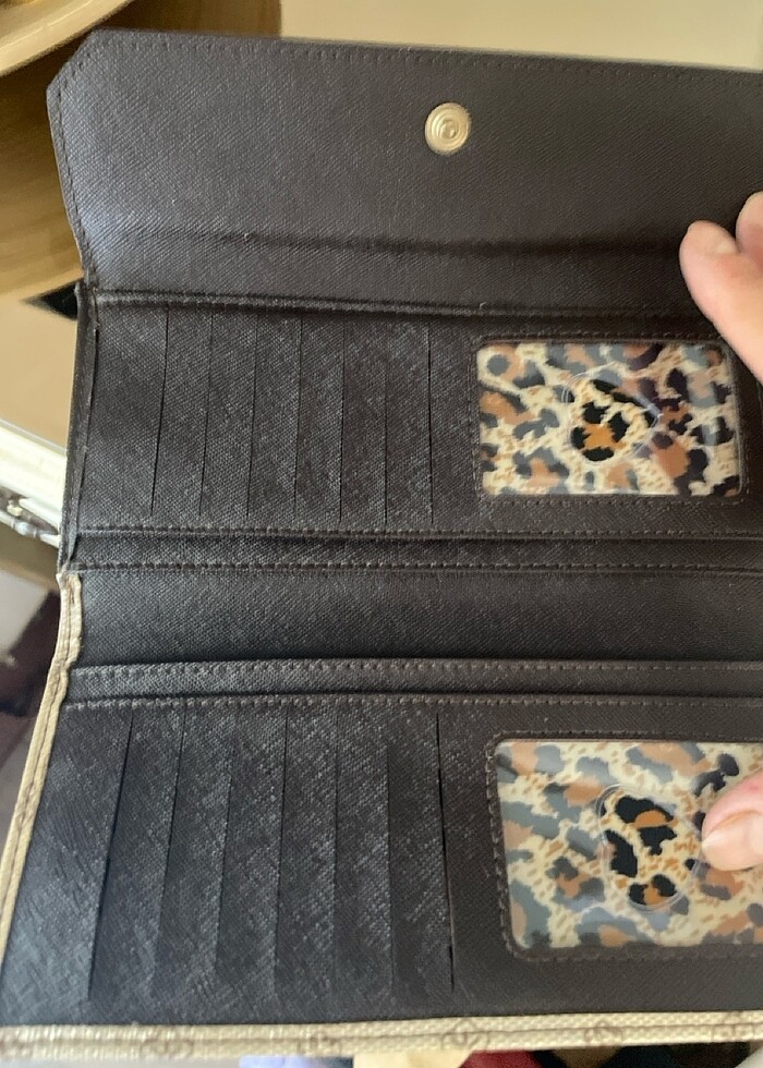 Pier carden çüzdan leoparlı - Görsel 5