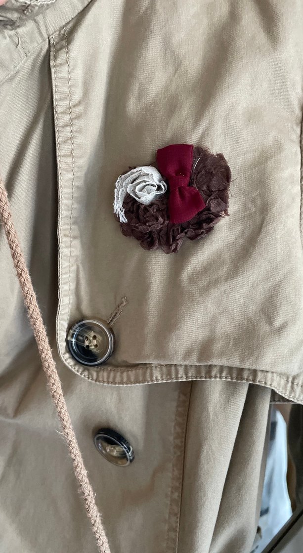 Bej Kuşaklı Midi Trençkot - Görsel 2