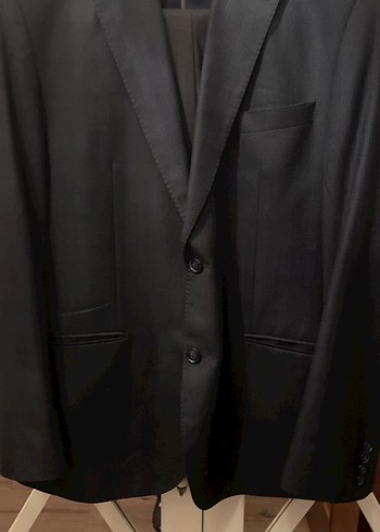 Siyah Düğmeli Erkek Klasik takım ceket 56/4 pantolon 58/4 - Görsel 2