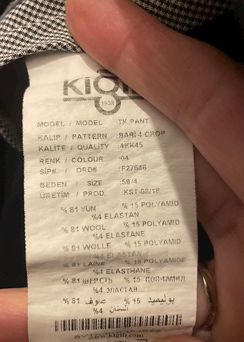 Siyah Düğmeli Erkek Klasik takım ceket 56/4 pantolon 58/4 - Görsel 7