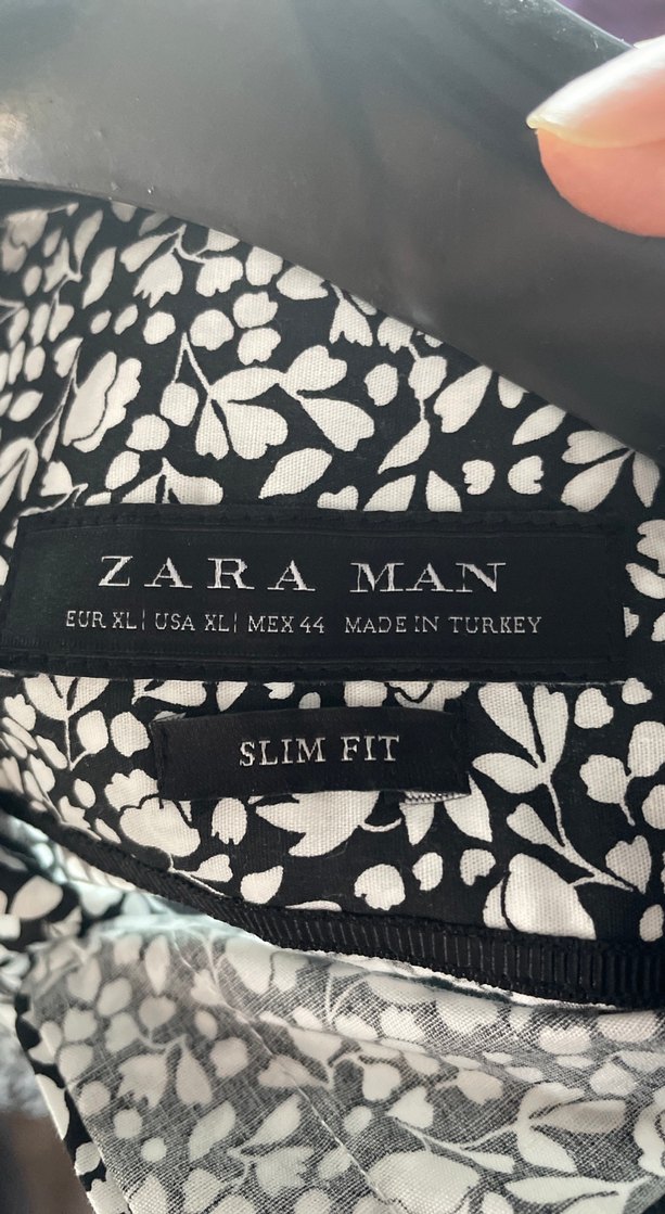 Erkek 44 beden hiç giyiUzun Kollu Gömlek Zara marka hiç giyilmed - Görsel 5