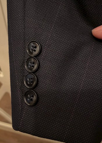 Erkek Siyah Modern Klasik Takım Elbise pantolon 58/7 ceket58/4 - Görsel 4