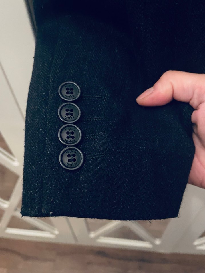 Erkek  füme  kaşe kışlık ceket 58/6 bedeb - Görsel 3