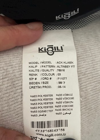 58/7 drop  kiğılı marka - Görsel 3