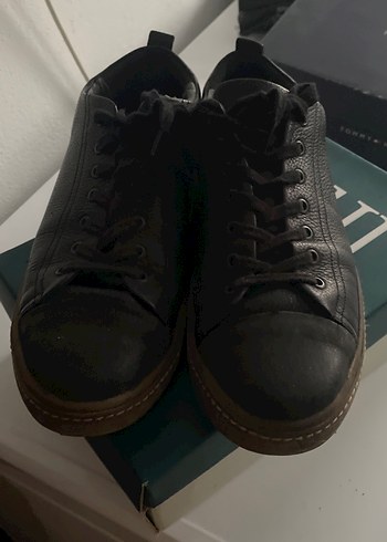 Siyah Bağcıklı Erkek Günlük Spor Ayakkabı - Görsel 2