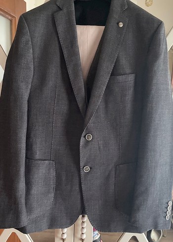 Gri Takım Elbise pantolon pier carden. Ceket cepken hatemoğlu üç - Görsel 2