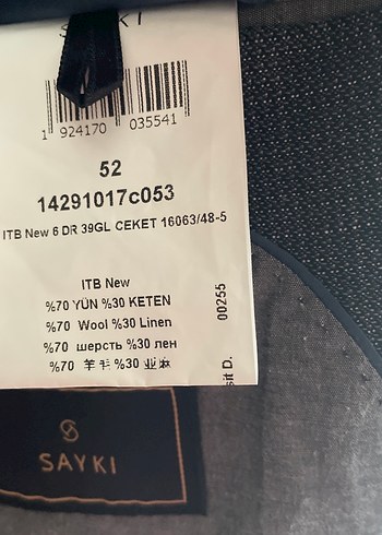 Gri Takım Elbise pantolon pier carden. Ceket cepken hatemoğlu üç - Görsel 6