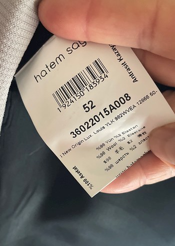 Gri Takım Elbise pantolon pier carden. Ceket cepken hatemoğlu üç - Görsel 10