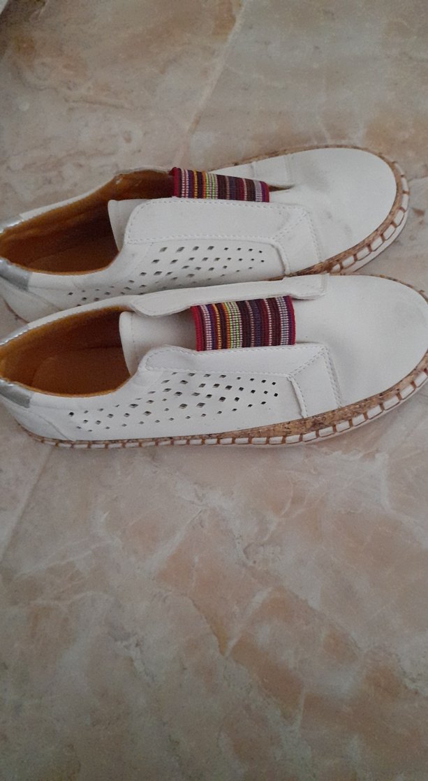 Beyaz Kadın Dolgu Topuklu Sneaker - Görsel 2