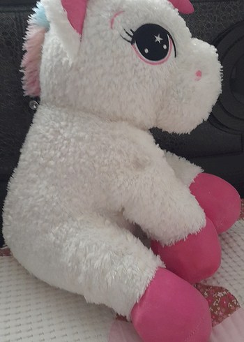 Pembe Peluş At Oyuncak - Görsel 2