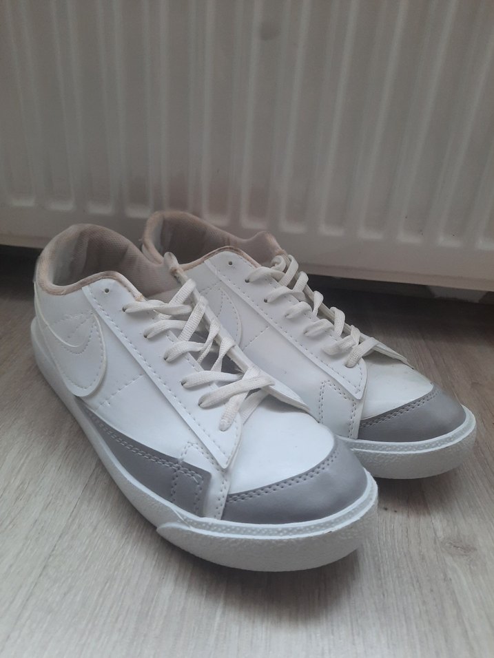 Beyaz  Spor Ayakkabı Stiletto Topuklu kadın erkek uyumlu 43 numa - Görsel 2