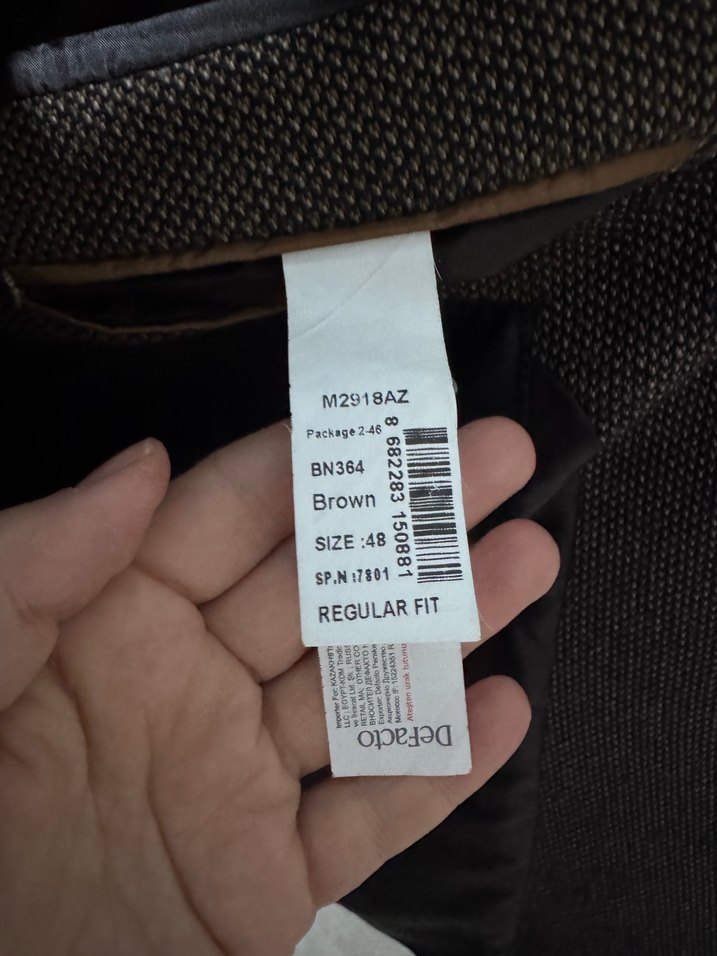 Gri Erkek Ofis Takım Ceketi - Görsel 5