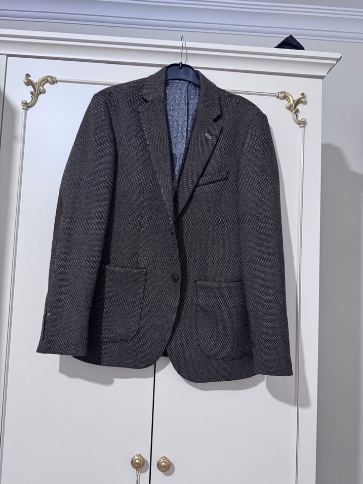 Gri Erkek Ofis Takım Ceketi - Görsel 2