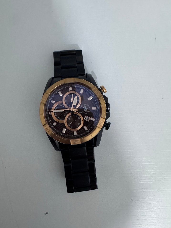 Siyah Erkek Biker Tarzı Kol Saati - Görsel 2