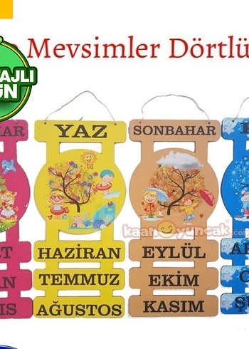 Mevsimler panosu - Görsel 2