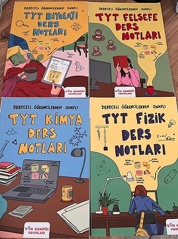 TYT 4lü konu anlatımı kitapları
