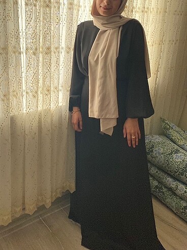 Diğer Manuka saten siyah abiye