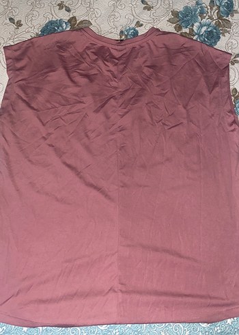 Pembe Baskılı Kadın Tişört - Görsel 6