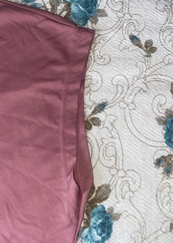 Pembe Baskılı Kadın Tişört - Görsel 5