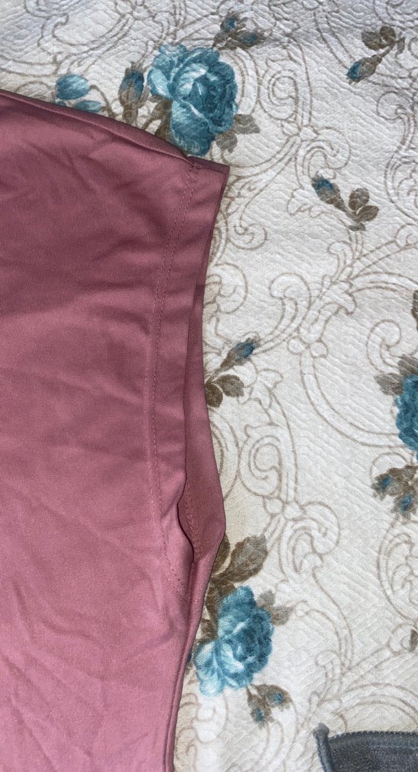 Pembe Baskılı Kadın Tişört - Görsel 5