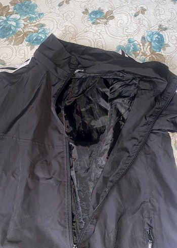 Siyah Adidas Fermuarlı ceket - Görsel 6