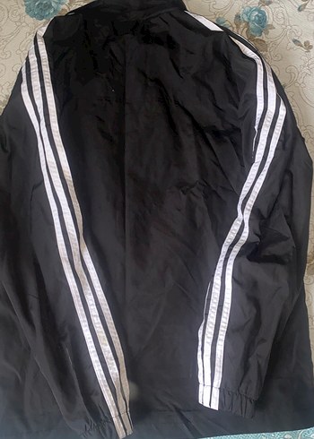 Siyah Adidas Fermuarlı ceket - Görsel 7