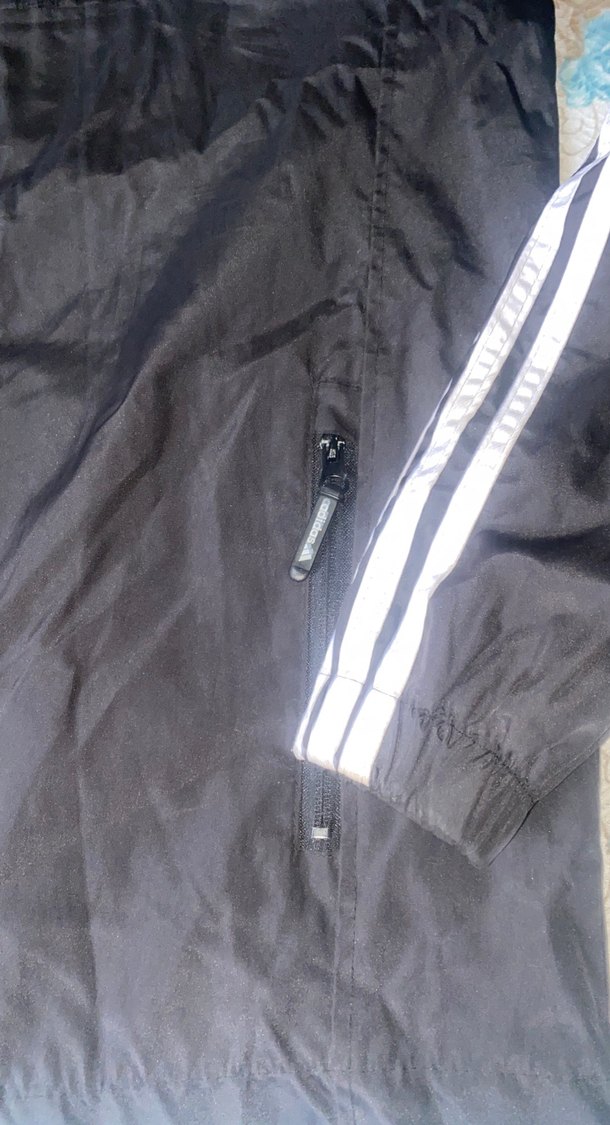 Siyah Adidas Fermuarlı ceket - Görsel 5