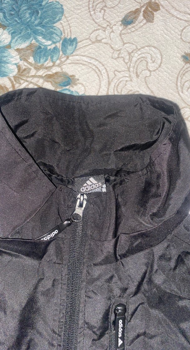 Siyah Adidas Fermuarlı ceket - Görsel 4