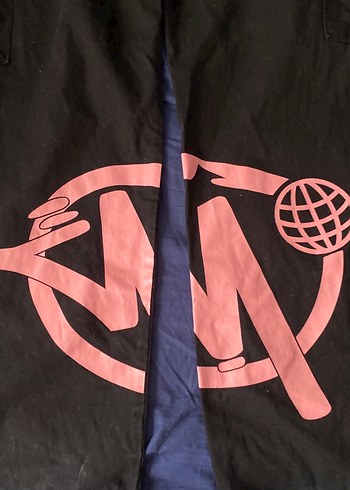 Siyah Kadın desenli pantolon - Görsel 7